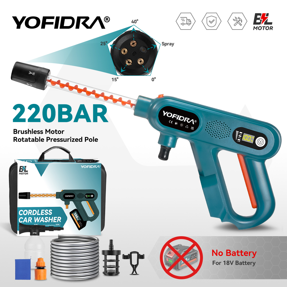 YOFIDRA 3500W Brushless High P - Car Shampoo Ph บทวิจารณ์และราคา