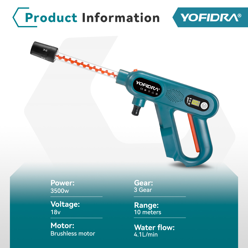 YOFIDRA 3500W Brushless High P - Car Shampoo Ph บทวิจารณ์และราคา