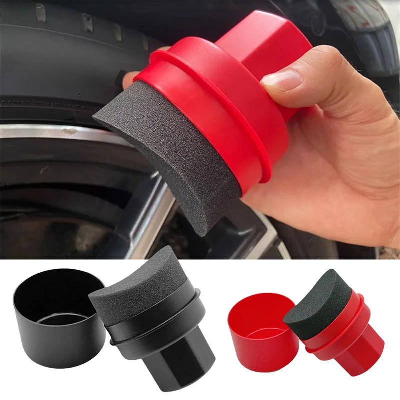 Curved Car Tire Waxing Sponge  - Wax Applicator Pad บทวิจารณ์และราคา