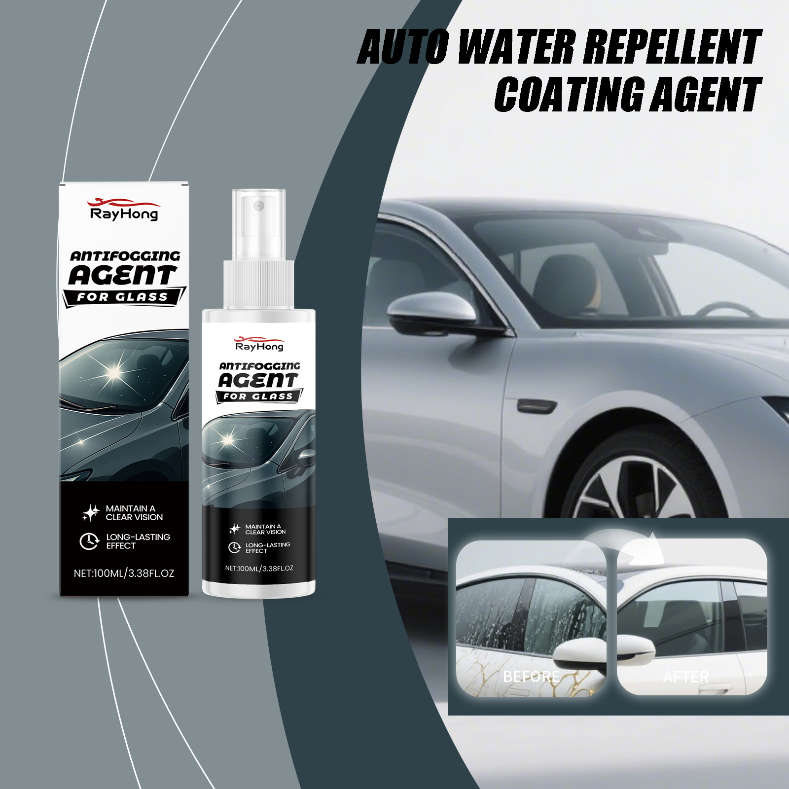 Cars Glass Anti-Rain Spray Aut - Car Shampoo Ph บทวิจารณ์และราคา