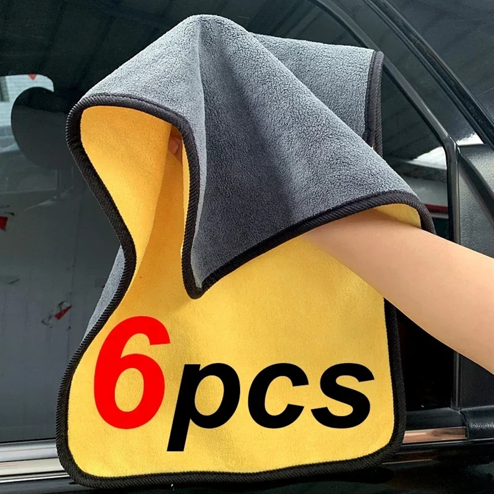 1/2/6pcs Microfiber Cleaning T - Interior Detailing Kit บทวิจารณ์และราคา