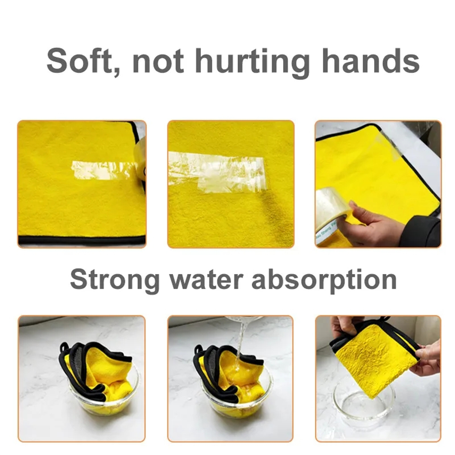 1/2/6pcs Microfiber Cleaning T - Interior Detailing Kit บทวิจารณ์และราคา
