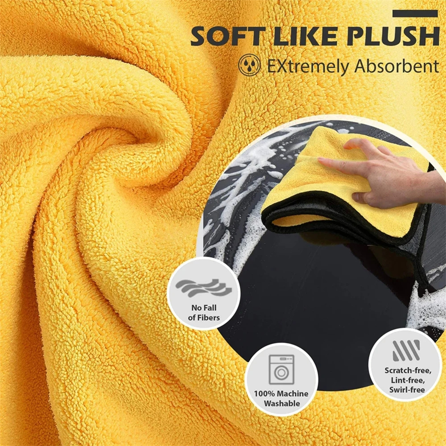 1/2/6pcs Microfiber Cleaning T - Interior Detailing Kit บทวิจารณ์และราคา
