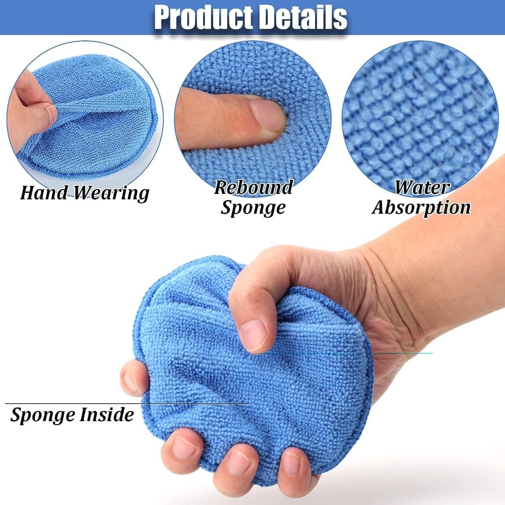 Microfiber Wax Applicator Pads - Wax Applicator Pad บทวิจารณ์และราคา