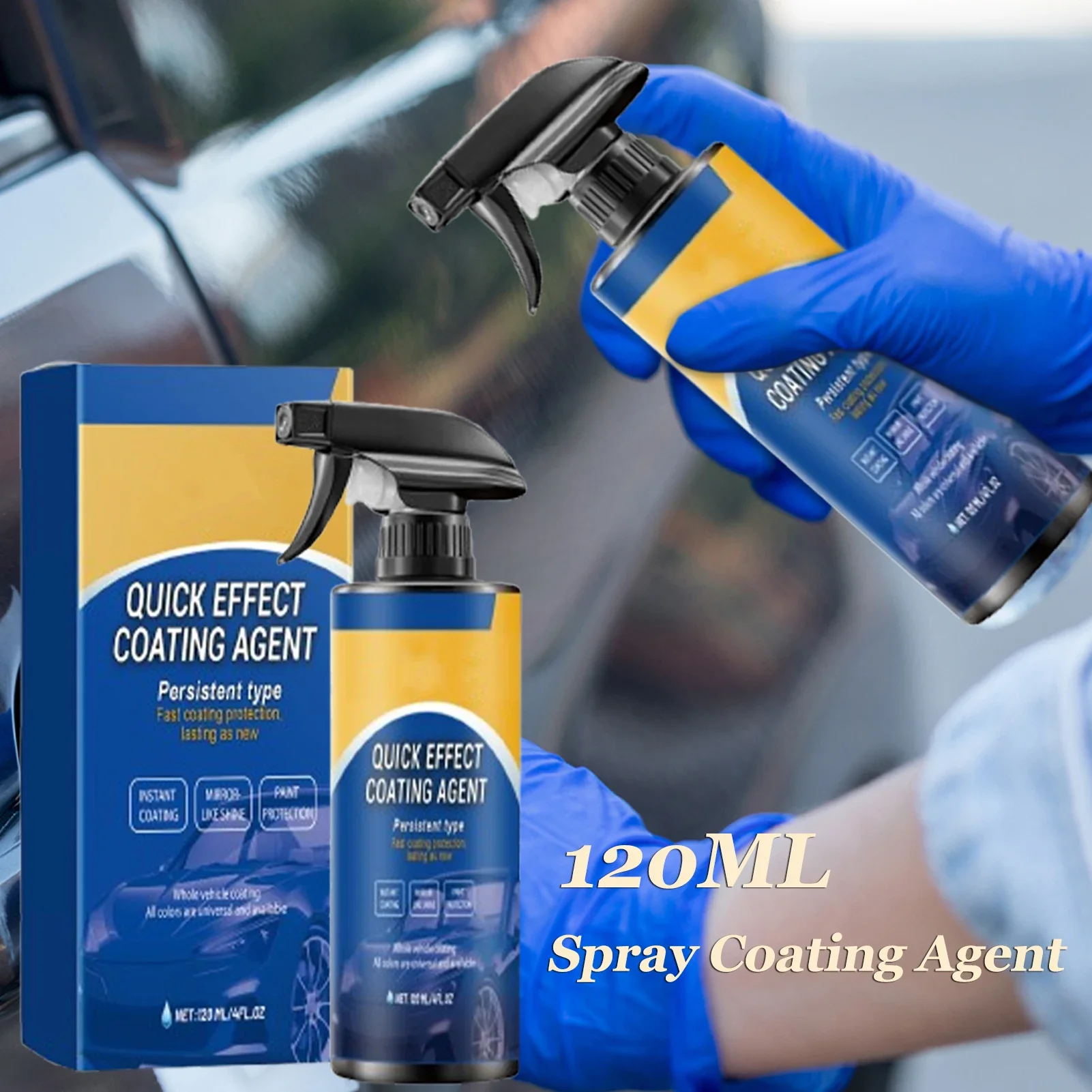 NEW Car Coating Spray Hydropho - Car Wax Ceramic Coating บทวิจารณ์และราคา