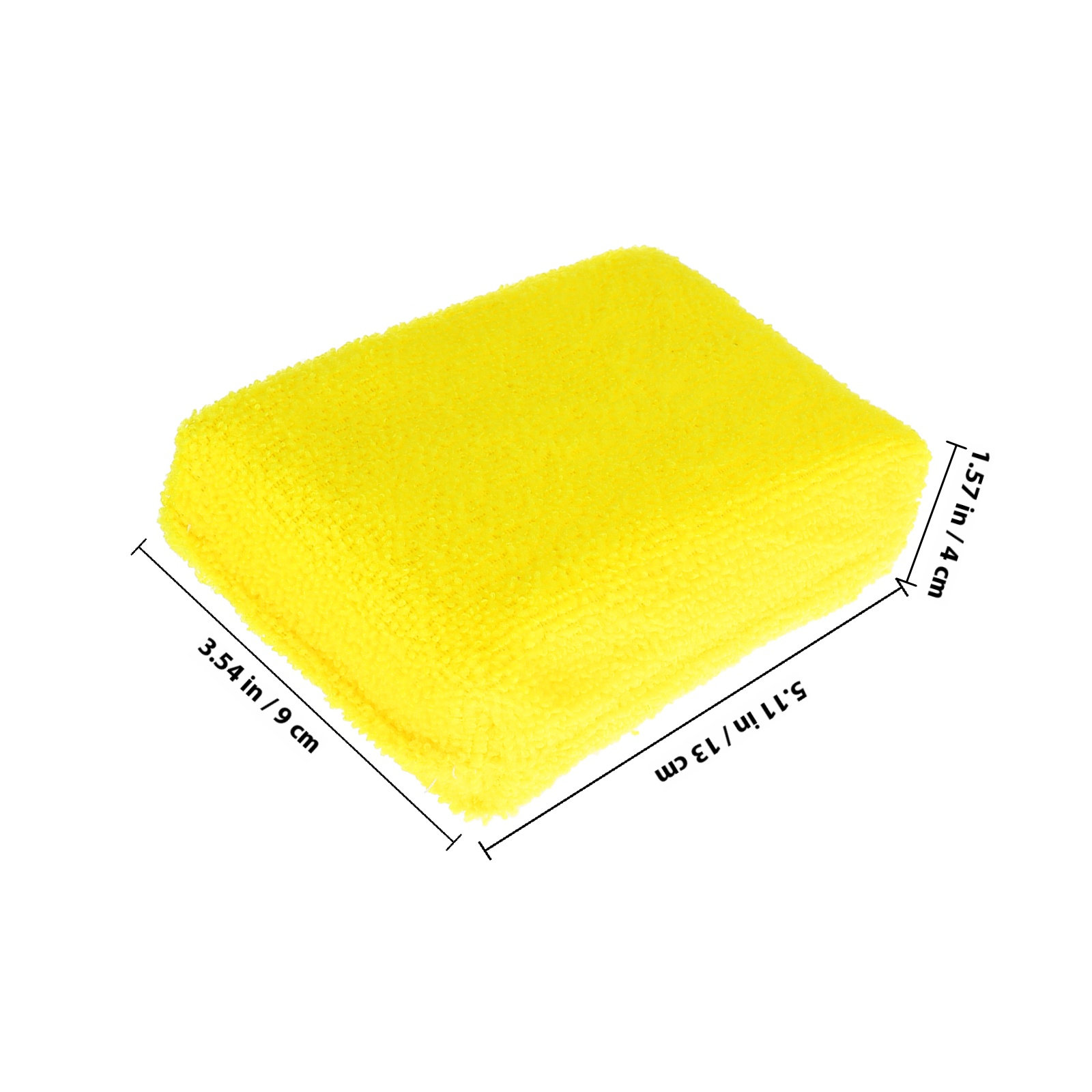 5Pcs Car Waxing Pads Compact L - Wax Applicator Pad บทวิจารณ์และราคา