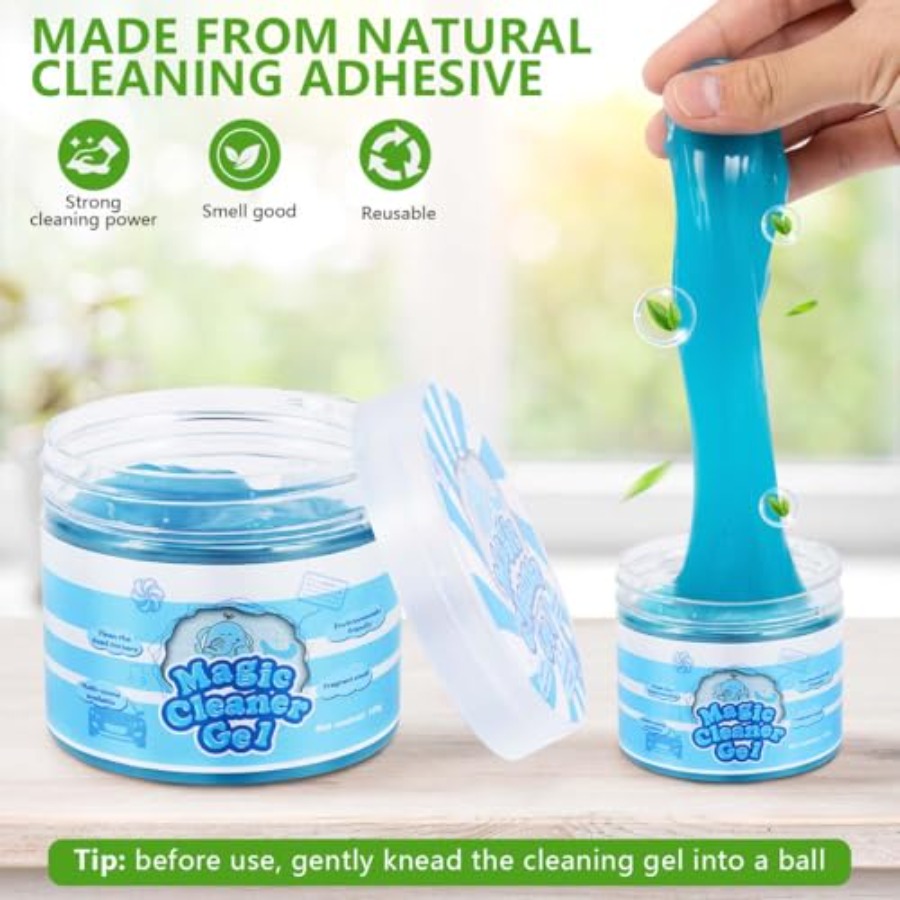 2 Pack Car Cleaning Gel Slime  - Interior Detailing Kit บทวิจารณ์และราคา