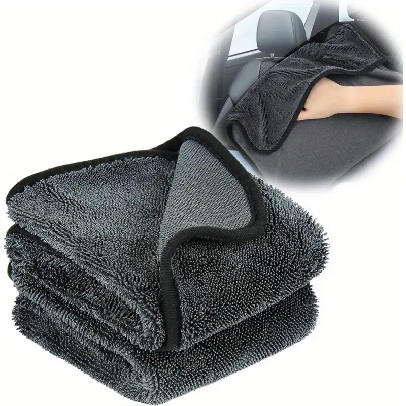 1/5pcs Heavy-Duty Car Towel 12 - Microfiber Towel Detailing บทวิจารณ์และราคา