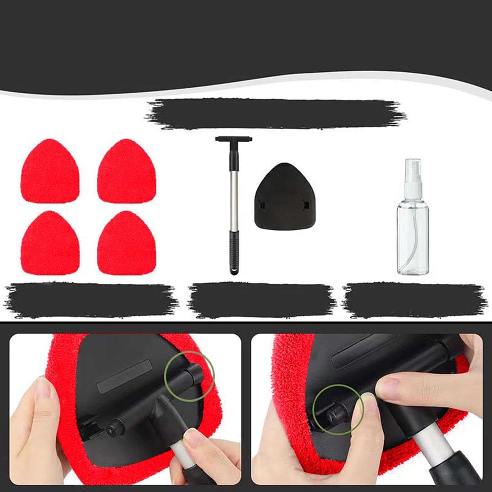Car Windshield Cleaner Interio - Interior Detailing Kit บทวิจารณ์และราคา