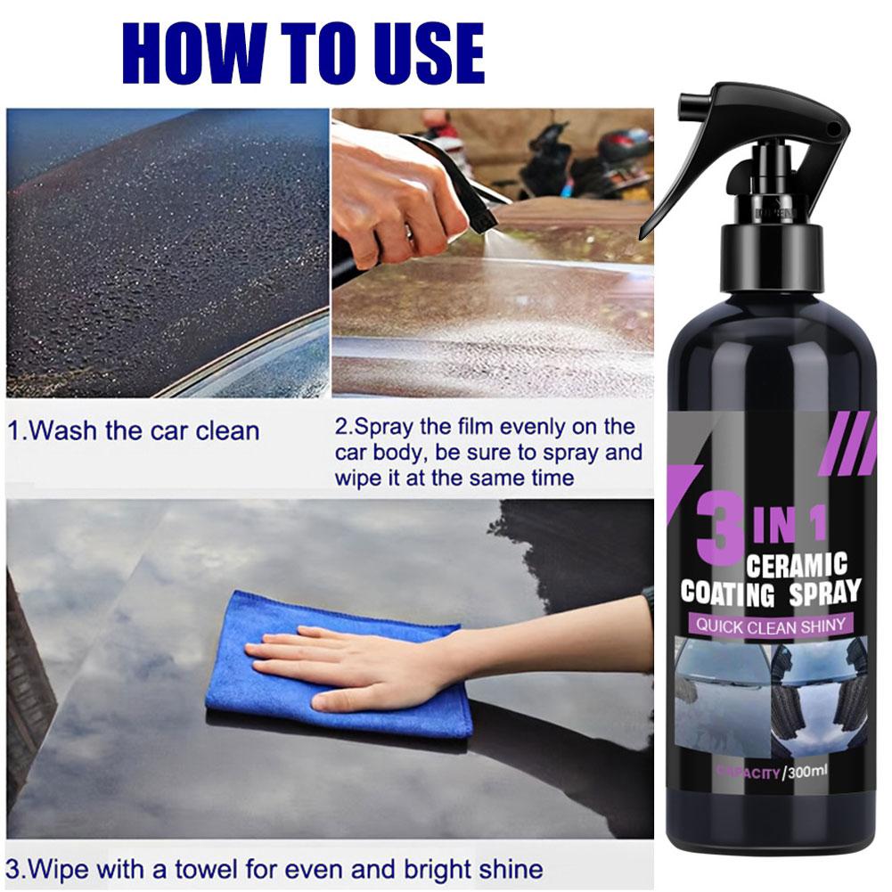 Quickly Cleaning Remove Stains - Car Wax Ceramic Coating บทวิจารณ์และราคา